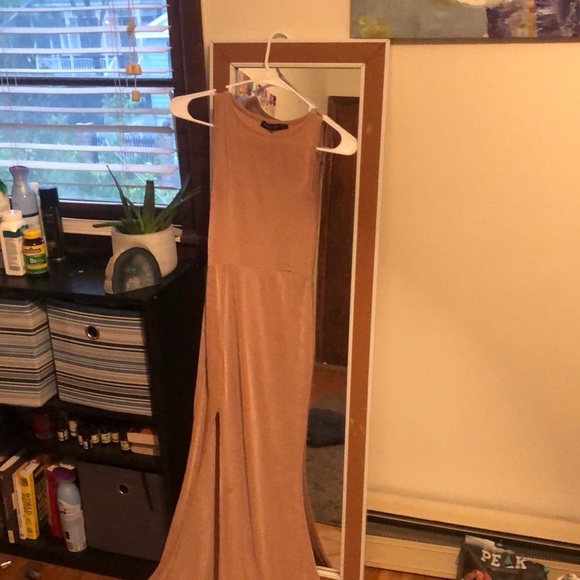 Floor length Nasty Gal semi sheer dress - Picture 6 of 8